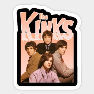 The Kinks // Aesthetic Vintage Style // Sticker